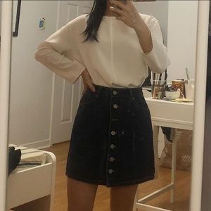 Denim skirt